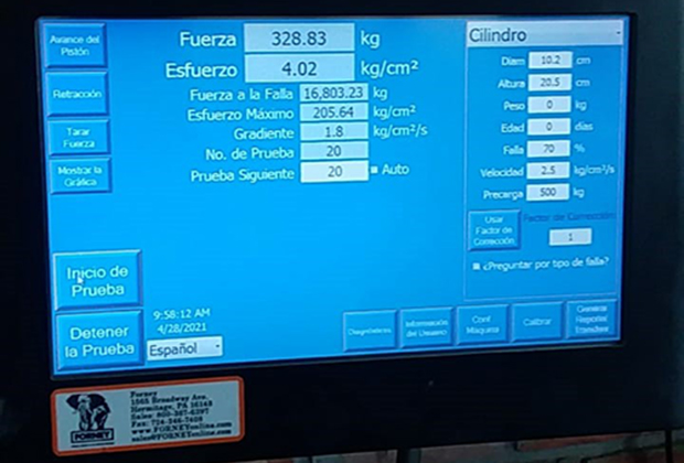 Control de calidad del concreto premezclado en todos sus estados